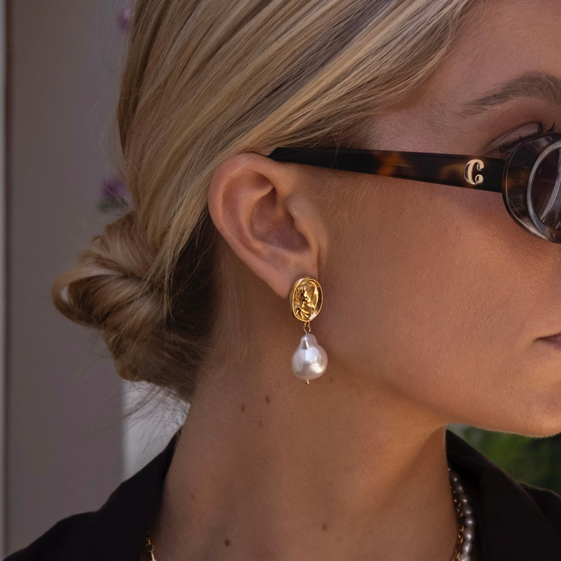 Medallion Earrings
