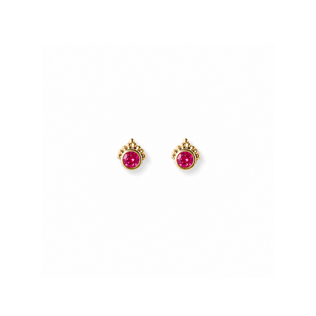 Ella Earrings Hot Pink