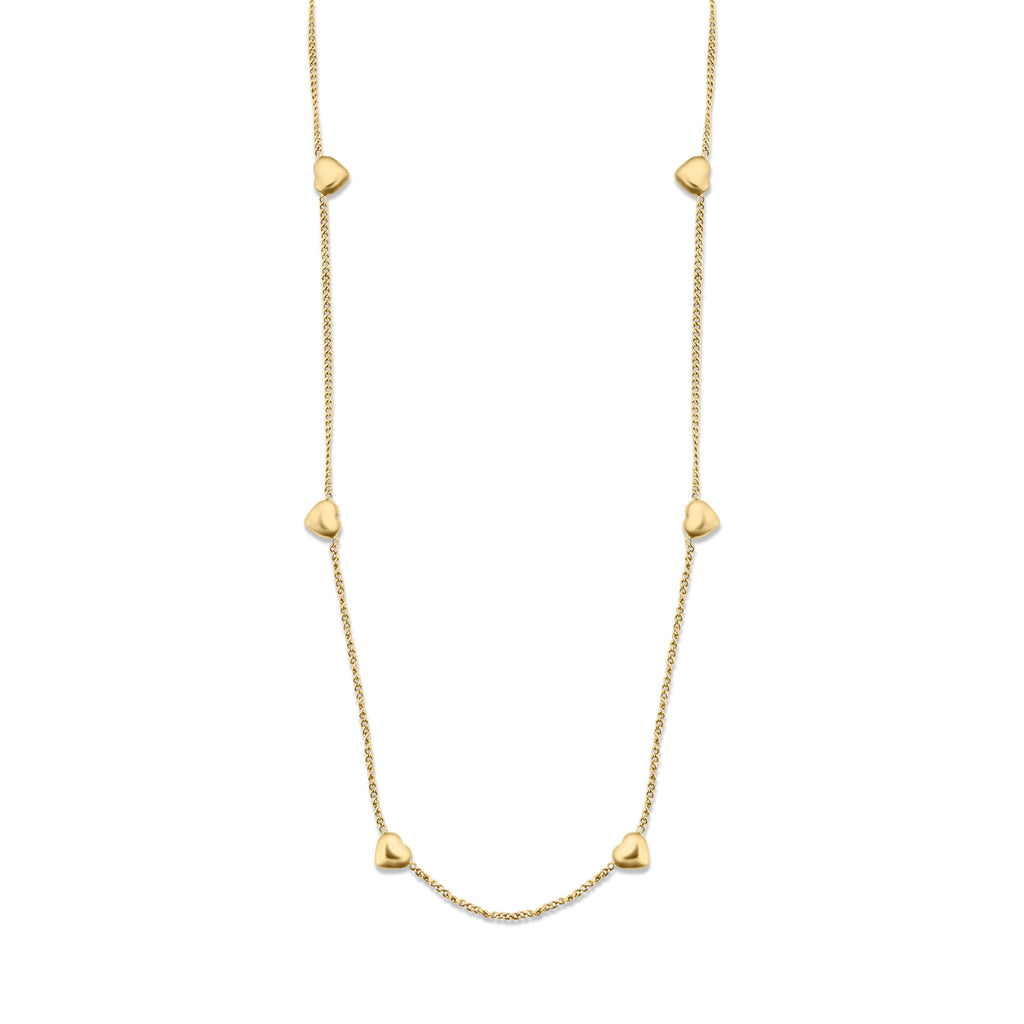 Goldie Hearts Necklace