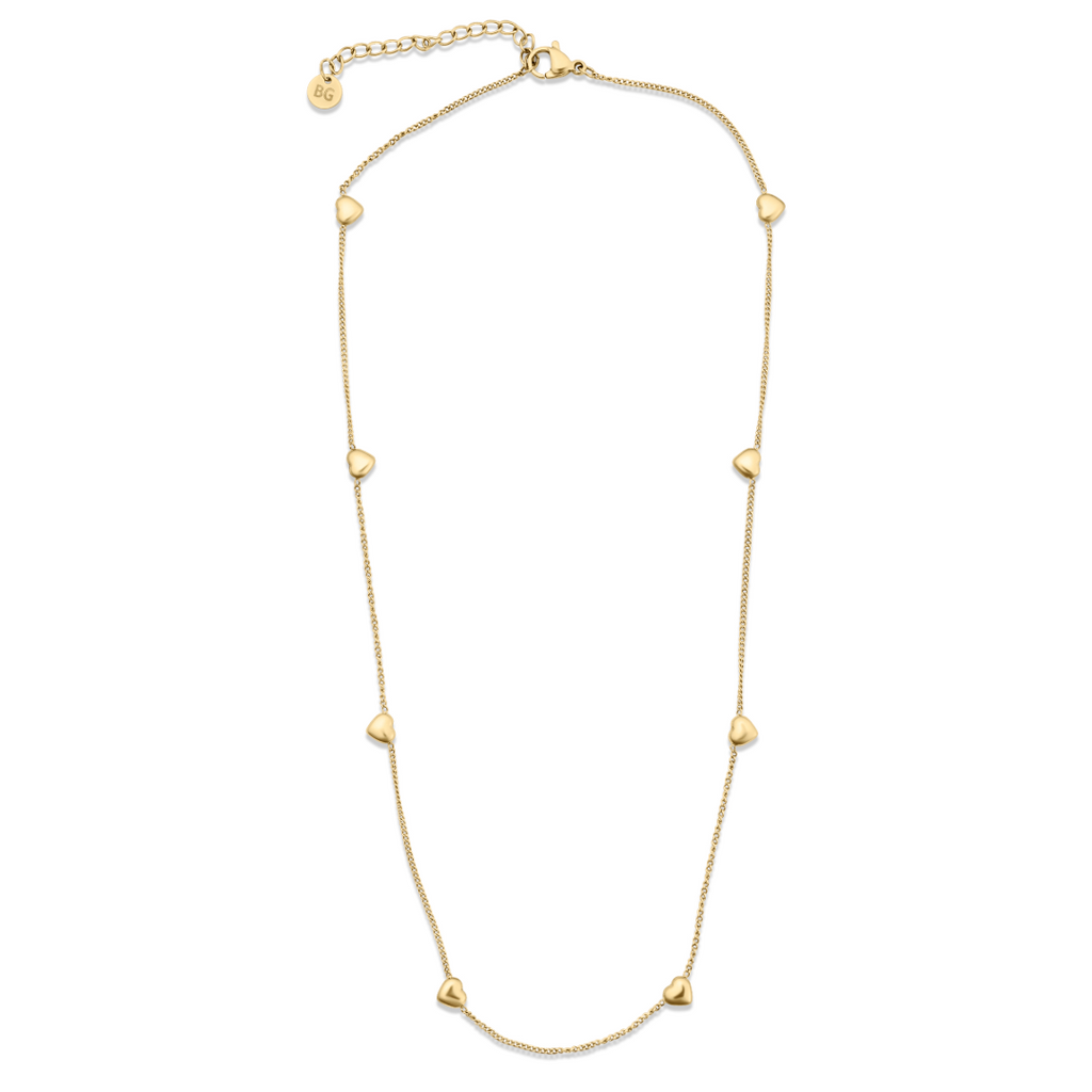 Goldie Hearts Necklace