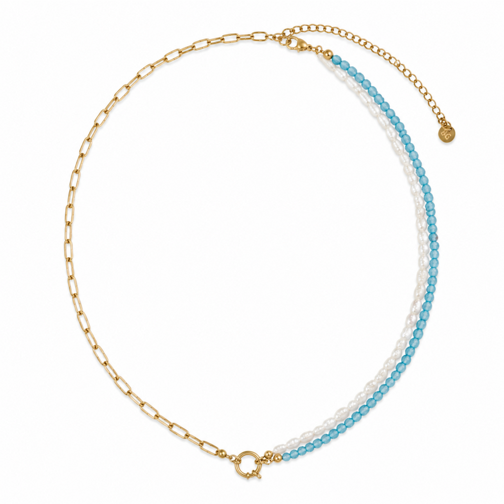 Jelly Necklace Aqua