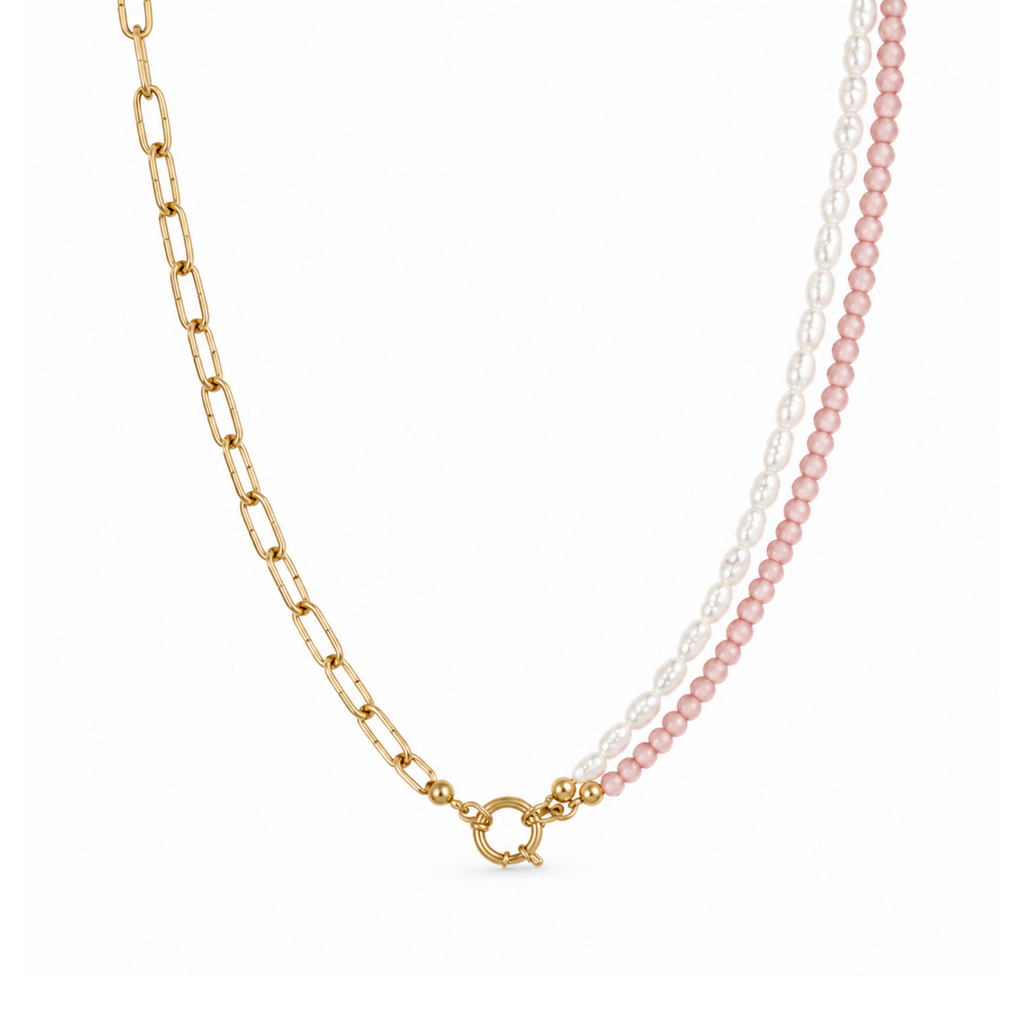 Jelly Necklace Blush