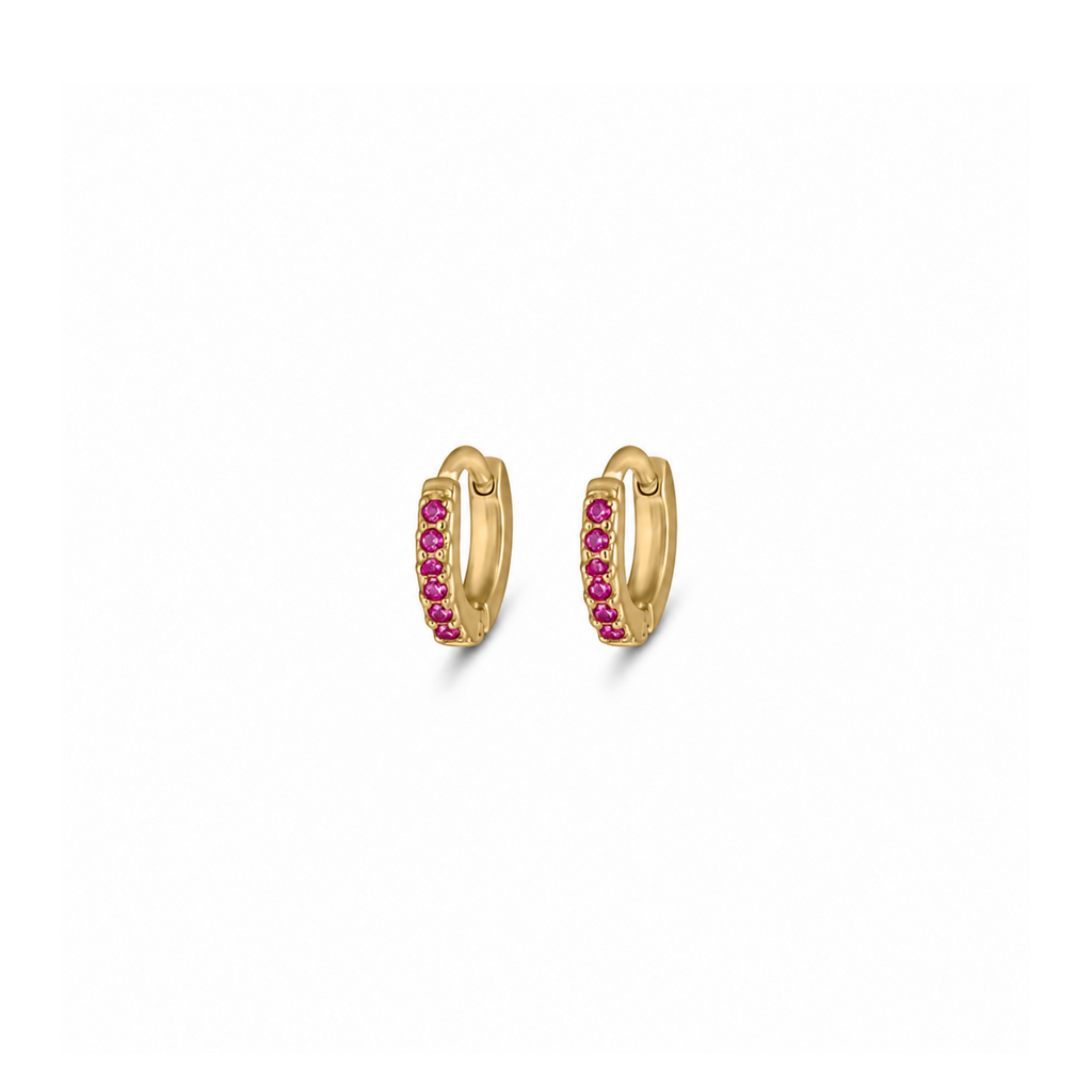 Lilly Earrings Hot Pink