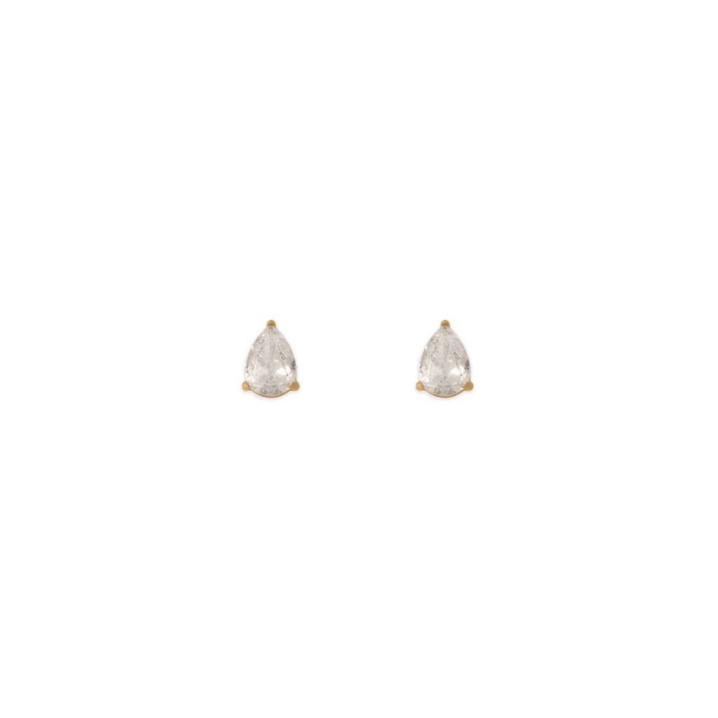 Pear Earrings 7 mm