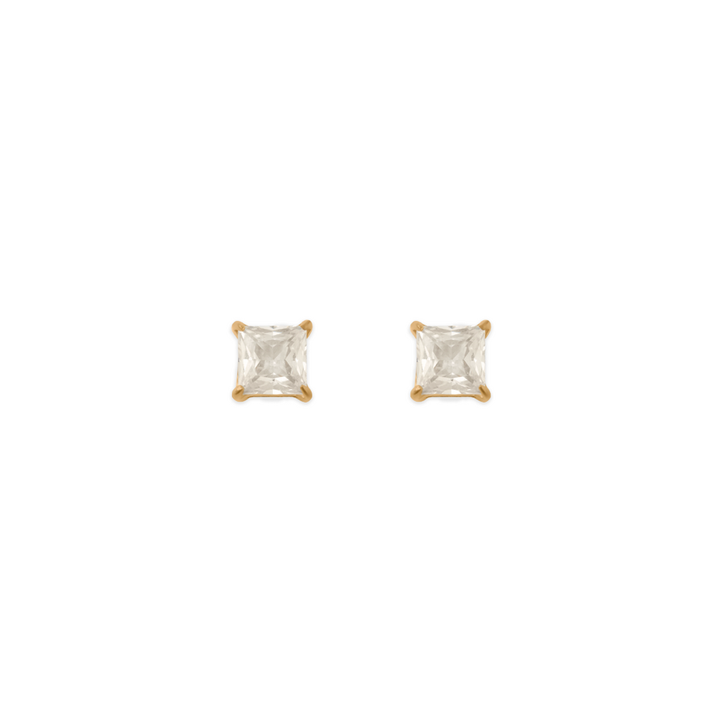 Princess Earrings 6 mm