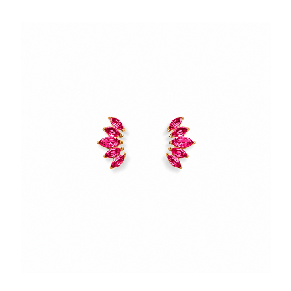 Slay Earrings Hot Pink