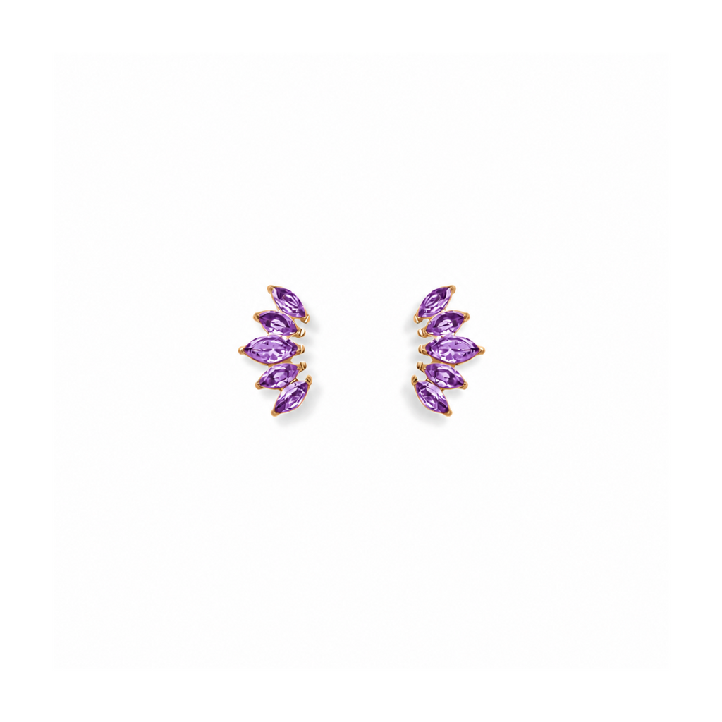 Slay Earrings Violet