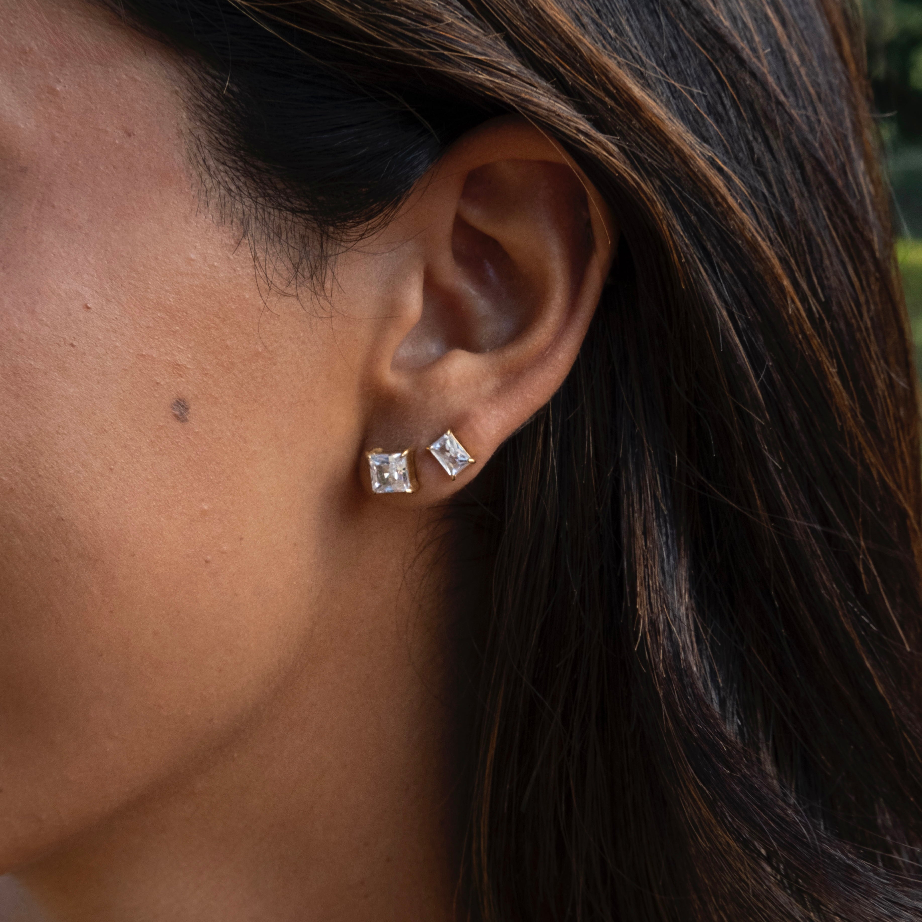 Princess Earrings 6 mm