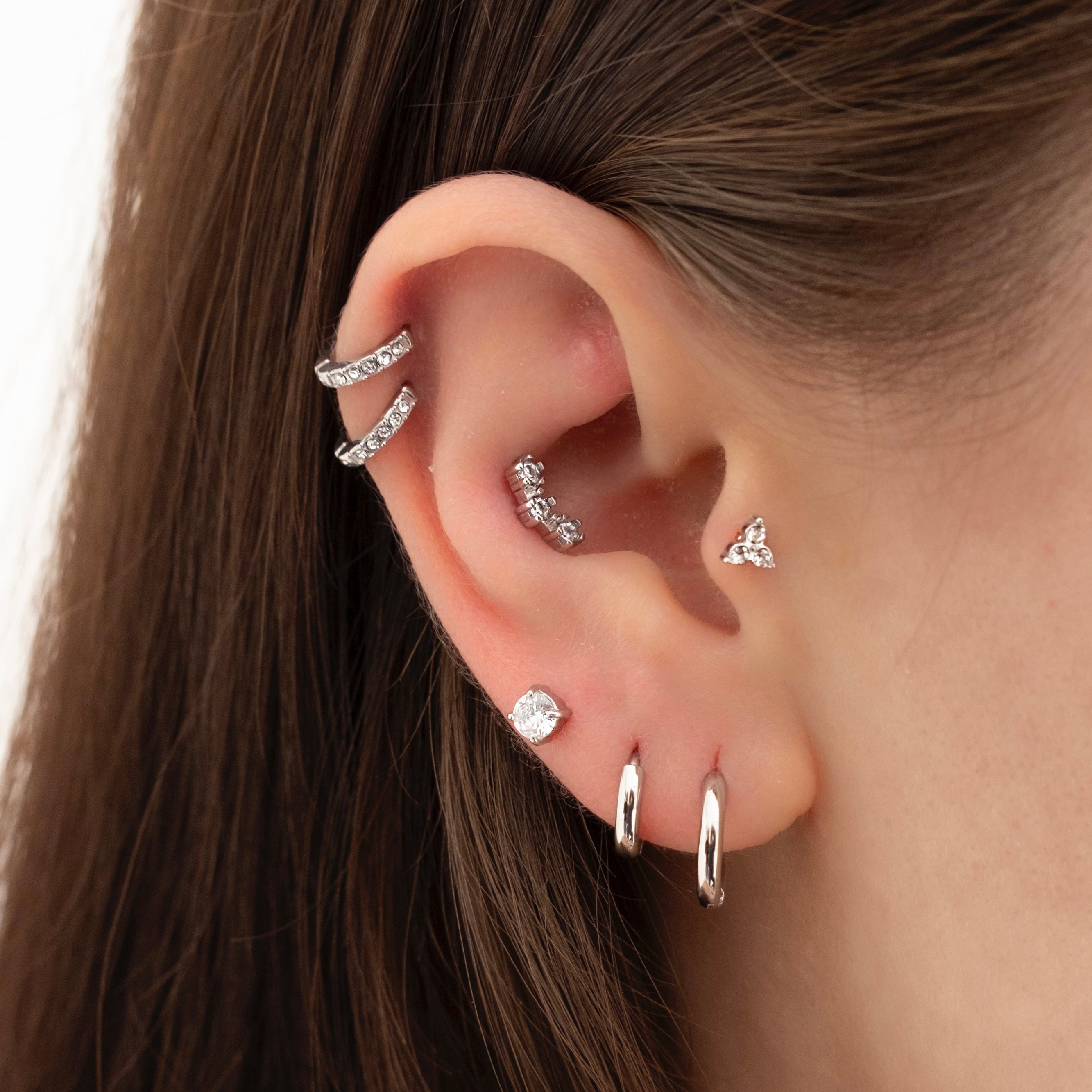Crystal Flatback Stud