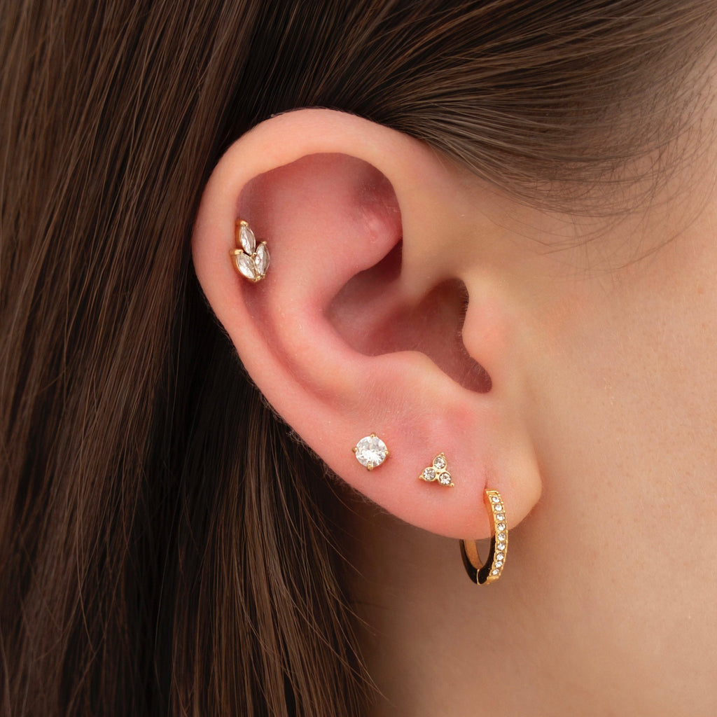 Crystal Flatback Stud
